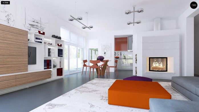 Проект дома U204 GP - 11 Одноэтажные дома в Киеве