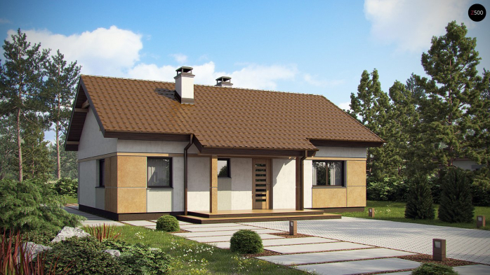 Проект дома U253 - 1 Одноэтажные дома в Киеве