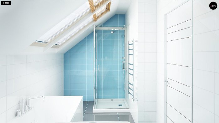 Проект дома U212 GL - 13 С мансардным этажом дома в Киеве