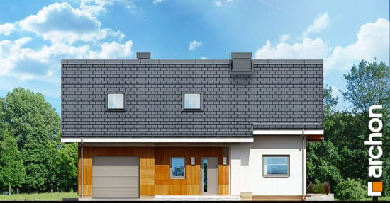 Проект дома Дом Миниатюрка 2 (Н) вер.2 - 3 С мансардным этажом дома в Киеве