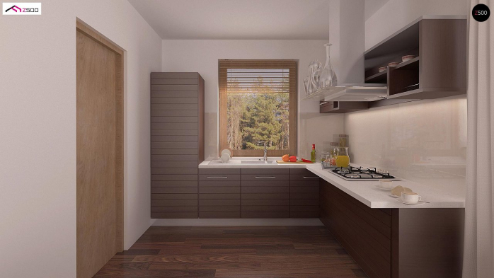 Проект дома U244 GP - 5 С мансардным этажом дома в Киеве