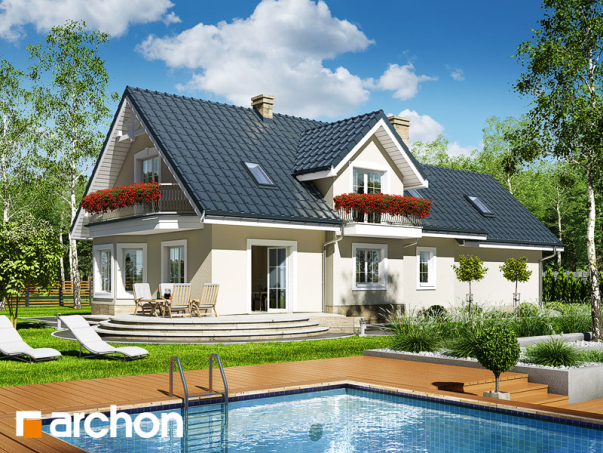 Проект дома Дом в лобелиях (Г2) - 2 С мансардным этажом дома в Киеве