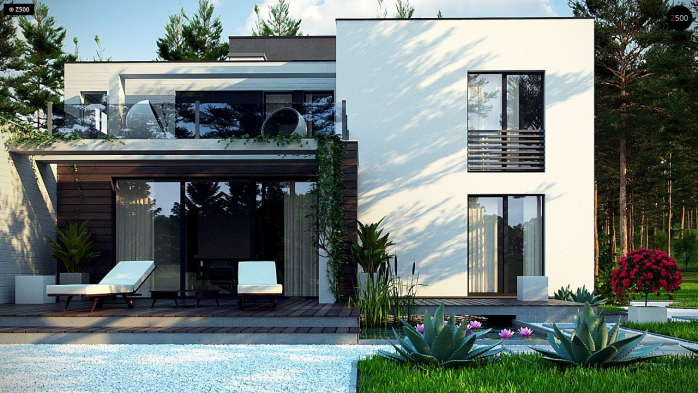 Проект дома Ur17 A - 4 Двухэтажные дома в Киеве