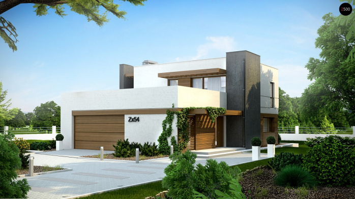 Проект дома Ux54 - 2 Двухэтажные дома в Киеве
