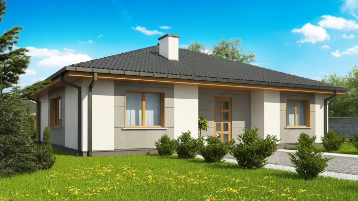 Проект дома U67 A - 5 Одноэтажные дома в Киеве