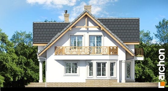 Проект дома Дом в мирабелле вер.2 - 4 С мансардным этажом дома в Киеве