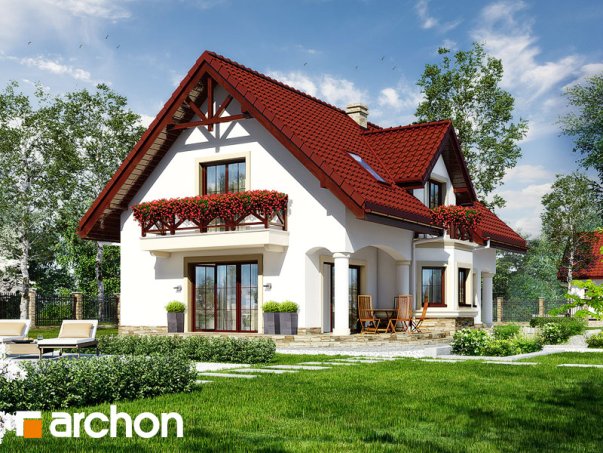 Проект дома Дом в майоране 2 вер.2 - 2 С мансардным этажом дома в Киеве