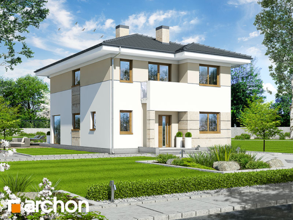 Проект дома Вилла Юлия 2 вер.2 - 1 Двухэтажные дома в Киеве