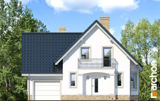 Проект дома Дом в винограде 2 (П) - 3 С мансардным этажом дома в Киеве