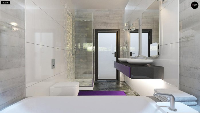 Проект дома Ux65 + - 29 Одноэтажные дома в Киеве