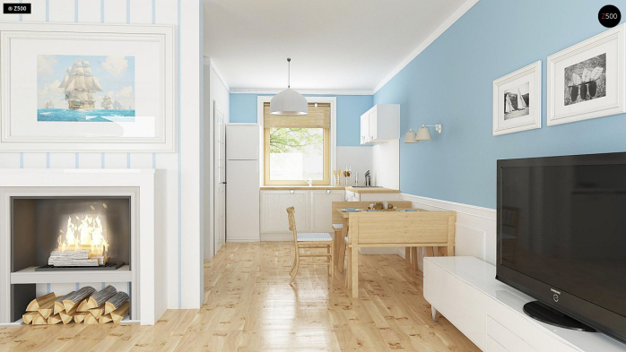 Проект дома U14 - 5 С мансардным этажом дома в Киеве