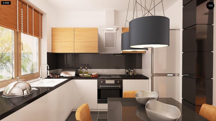 Проект дома U219 - 9 С мансардным этажом дома в Киеве