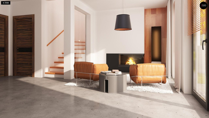 Проект дома U114 - 5 С мансардным этажом дома в Киеве