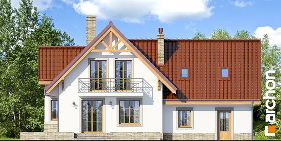 Проект дома Дом в абрикосах (Г2) вер.2 - 6 С мансардным этажом дома в Киеве