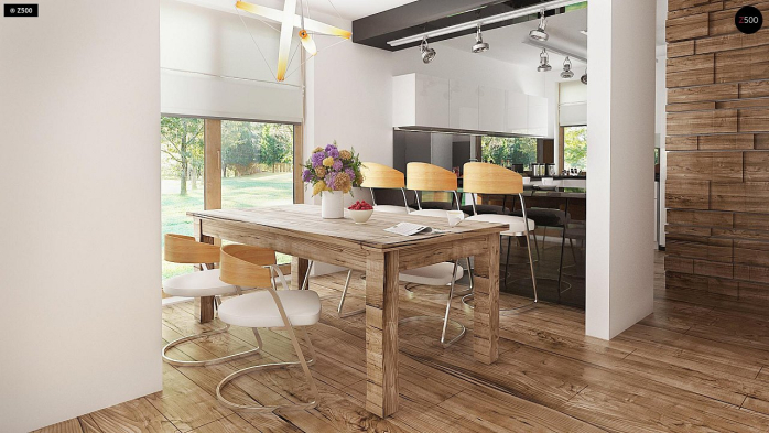 Проект дома U288 - 7 С мансардным этажом дома в Киеве