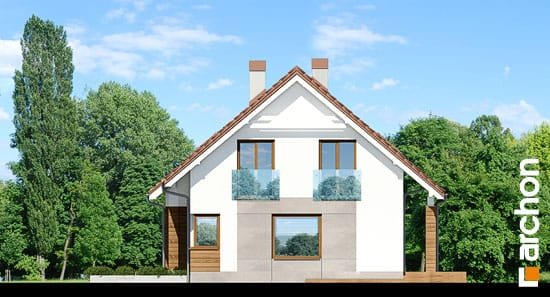 Проект дома Дом в яблонках 6 - 4 С мансардным этажом дома в Киеве