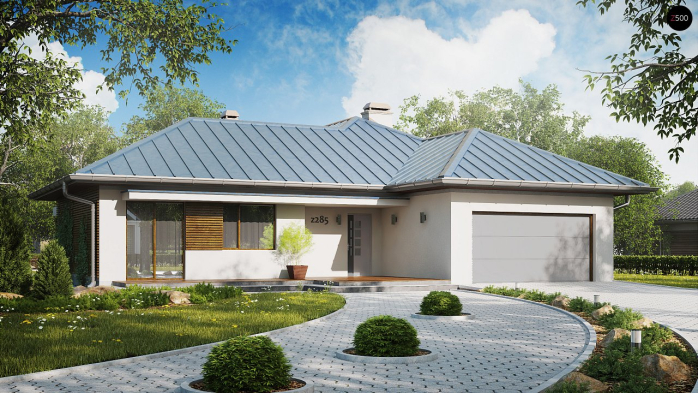 Проект дома U285 - 1 Одноэтажные дома в Киеве