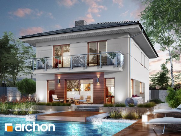 Проект дома Вилла Юлия 8 (П) - 2 Двухэтажные дома в Киеве