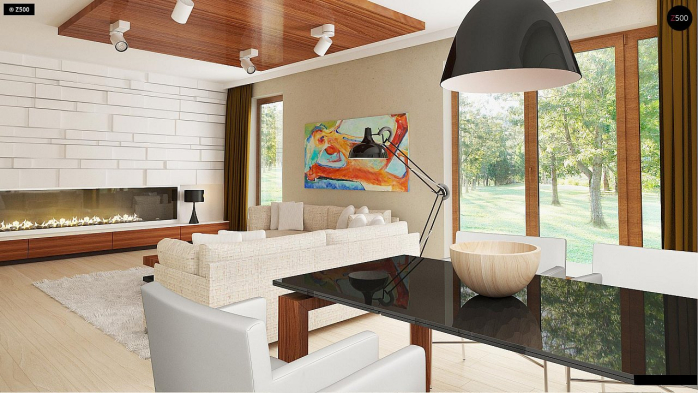 Проект дома U183 - 6 С мансардным этажом дома в Киеве