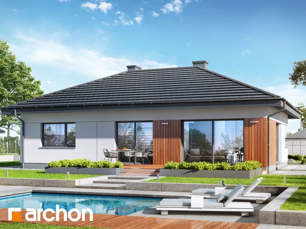 Проект дома Дом в липенниках 2 - 2 Одноэтажные дома в Киеве