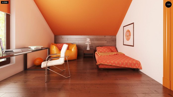 Проект дома U222 - 12 С мансардным этажом дома в Киеве