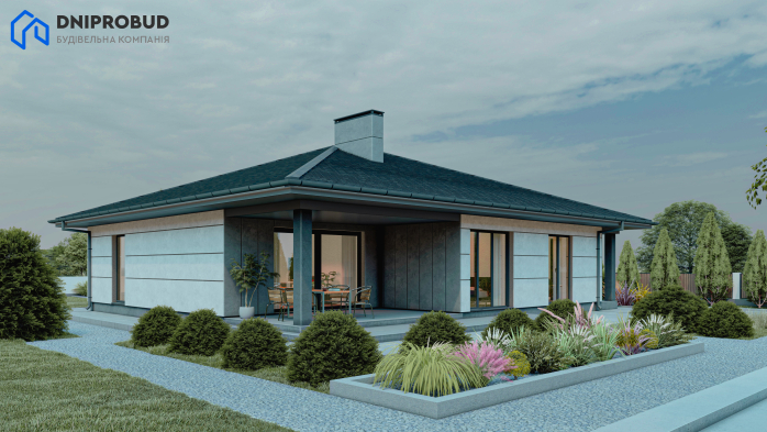 Проєкт будинку Db 34 - Одноповерхові дома у Києві