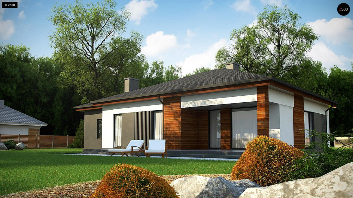 Проект дома U375 - 6 Одноэтажные дома в Киеве