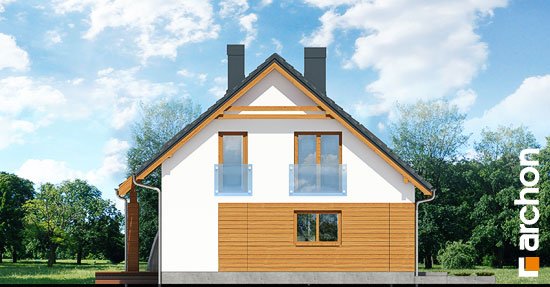 Проект дома Дом в яблонках 2 - 5 С мансардным этажом дома в Киеве