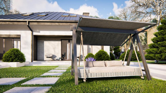 Проект дома U480 - 5 С мансардным этажом дома в Киеве