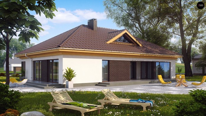 Проект дома U144 - 2 Одноэтажные дома в Киеве