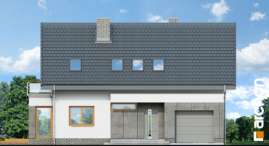 Проект дома Дом под ацеролей - 3 С мансардным этажом дома в Киеве