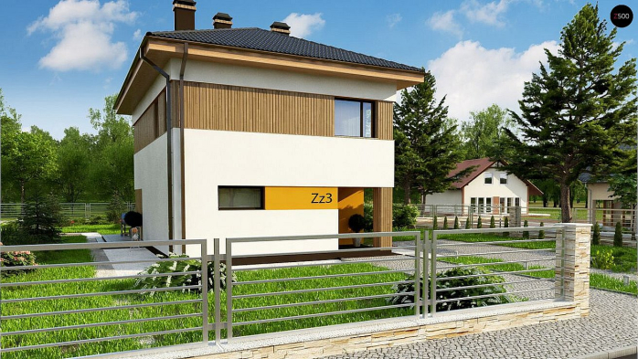 Проект дома Uu3 PK - 4 Двухэтажные дома в Киеве