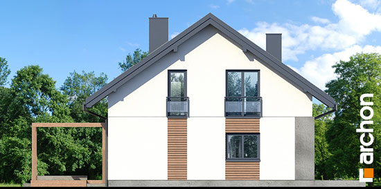 Проект дома Дом в аурорах 14 - 5 С мансардным этажом дома в Киеве