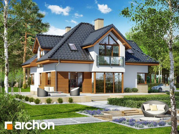 Проект дома Дом в рукколе 5 (Г2Н) - 2 С мансардным этажом дома в Киеве