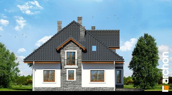 Проект дома Дом в тимьяне 9 - 6 С мансардным этажом дома в Киеве