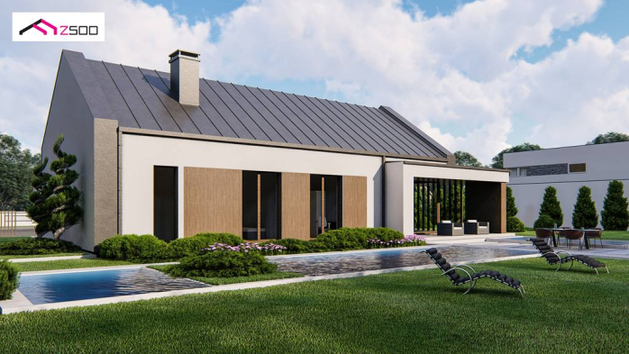 Проект дома U475 - 2 Одноэтажные дома в Киеве