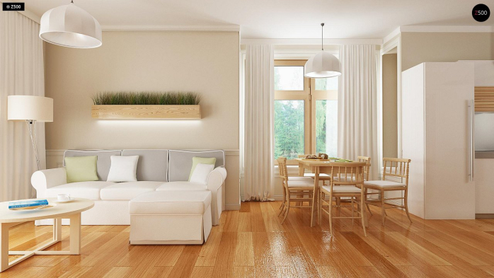 Проект дома U106 - 3 С мансардным этажом дома в Киеве