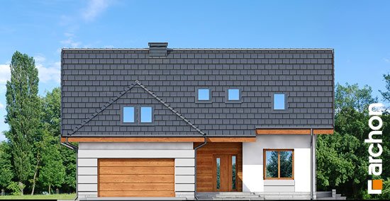 Проект дома Дом в хмеле вер.2 - 3 С мансардным этажом дома в Киеве