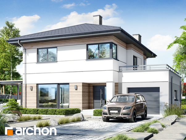 Проект дома Вилла Адрианна 2 - 1 Двухэтажные дома в Киеве