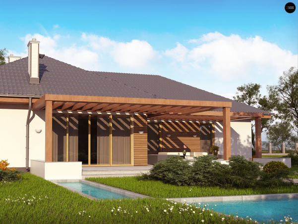 Проект дома U190 - 6 Одноэтажные дома в Киеве