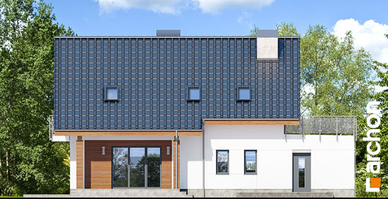 Проект дома Дом в яблонках 4 (Г) - 6 С мансардным этажом дома в Киеве