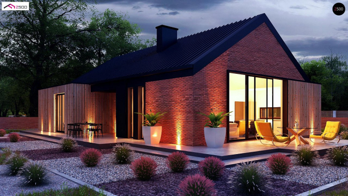 Проект дома U386 - 3 Двухэтажные дома в Киеве