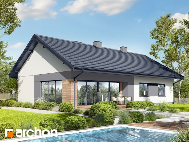 Проект дома Дом в сурфиниях 2 - 2 Одноэтажные дома в Киеве