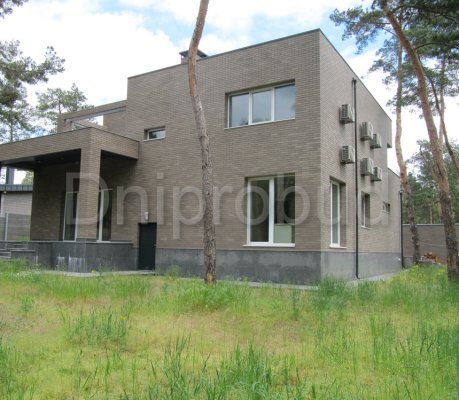 Современный двухэтажный дом в Обуховке