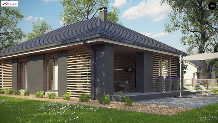 Проект дома U327 - 6 Одноэтажные дома в Киеве