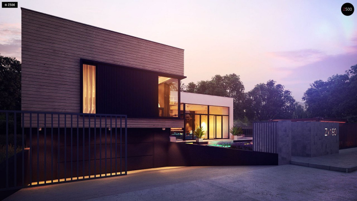 Проект дома Ux190 - 5 Двухэтажные дома в Киеве