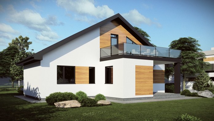 Проект дома DBT 684 - 2 Двухэтажные дома в Киеве