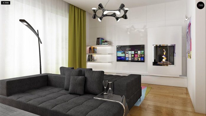 Проект дома U43 - 3 С мансардным этажом дома в Киеве