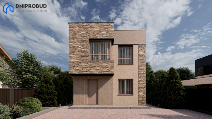 Проект дома Db 19 - 4 Двухэтажные дома в Киеве