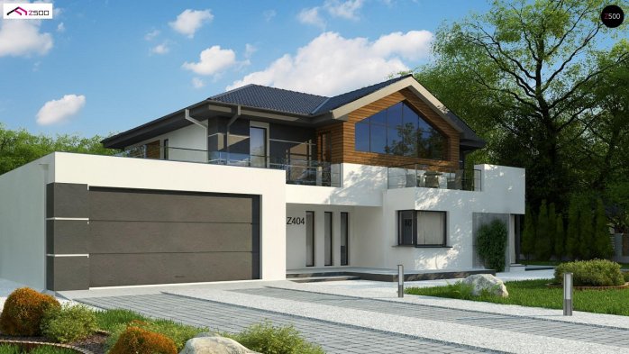 Проєкт будинку U404 - Двоповерхові дома у Києві